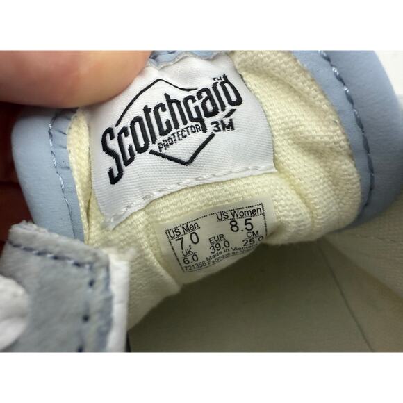 Vans Old Skool Pig Suede Blue Fog/True White Womens 8.5 - Picture 7 of 9